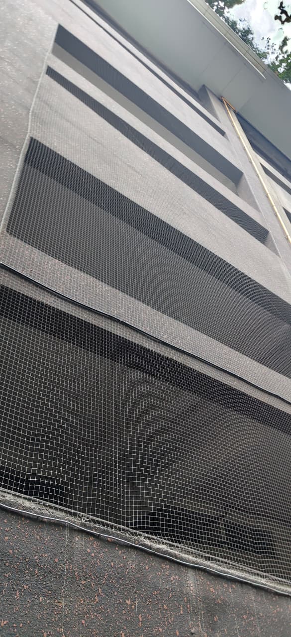 Building facade safety net